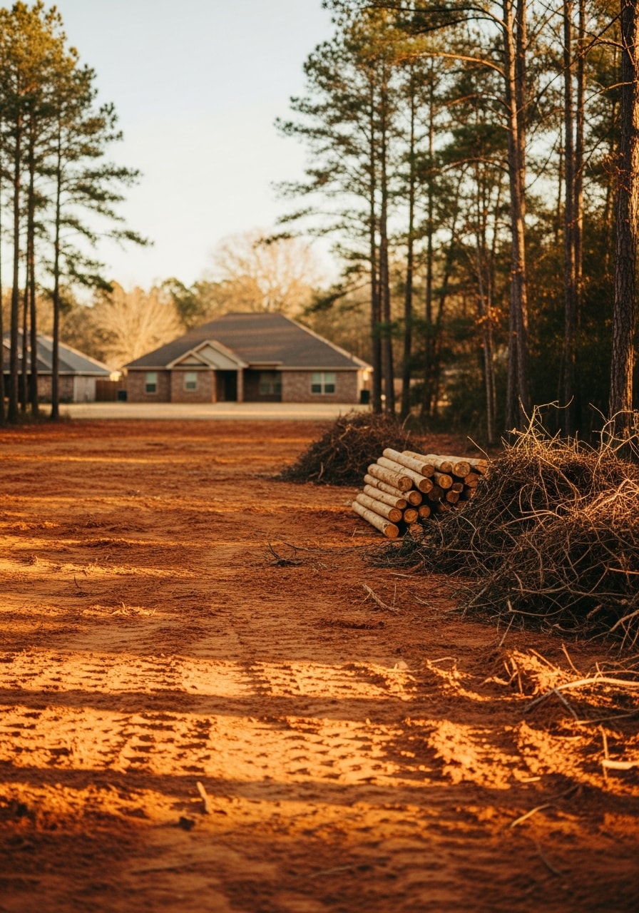 Professional service work being performed on a Hattiesburg property.