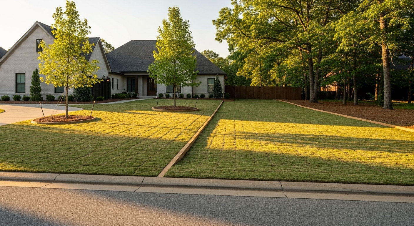 Residential home in Madison with manicured landscaping and modern exterior finishes.